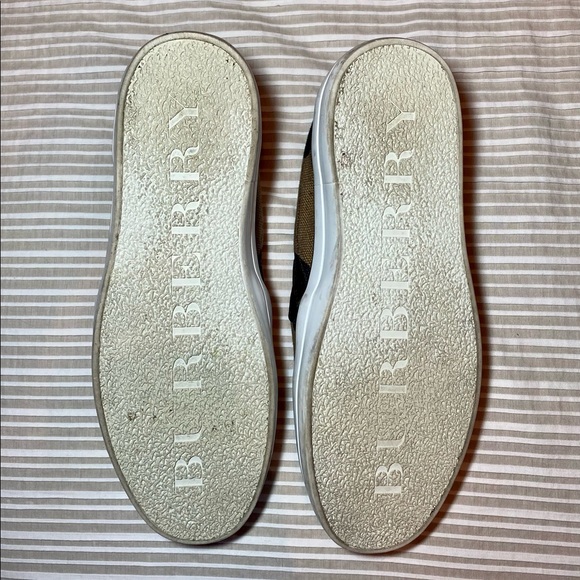Burberry Canvas Slip-On Sneakers - Picture 5 of 5